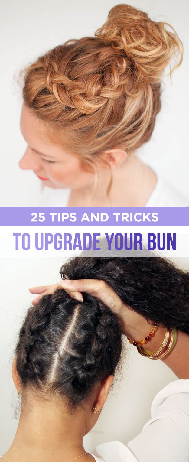 Getting that perfect bun of hair – the ballerina!